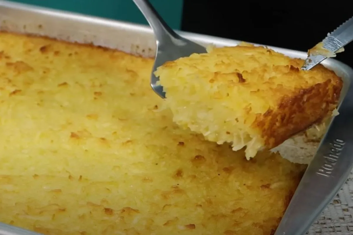 Bolo De Mandioca Simples No Liquidificador