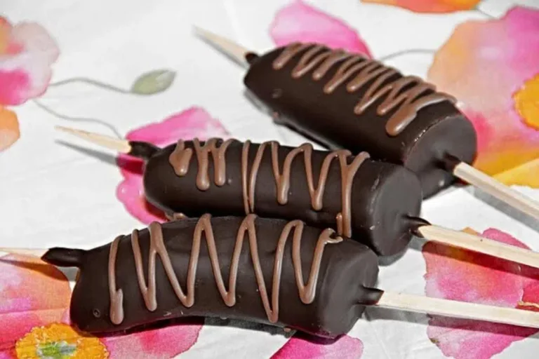 Imagem da Receita de Banana de Chocolate no Palito
