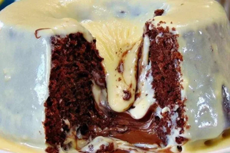 Bolo Vulcão de Ninho com Nutella