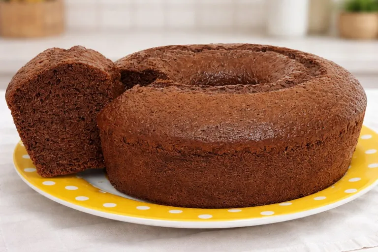 Imagem da Receita de Bolo de Chocolate Sem Lactose e Sem Glúten.