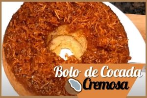 Bolo de Cocada Cremosa