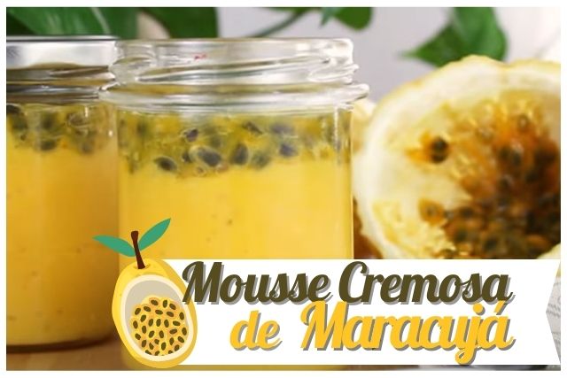 Mousse Cremosa de Maracujá