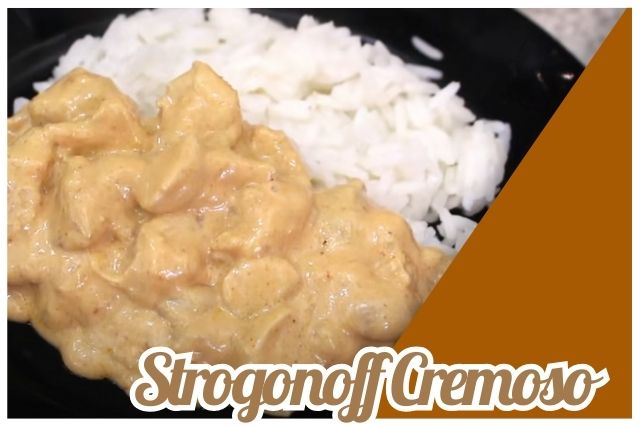 strogonoff de frango molho cremoso