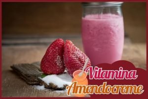 Vitamina Saudável de Morango com pasta de amendoim