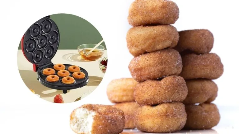 Receita de Mini Cake Donuts com massa de banana