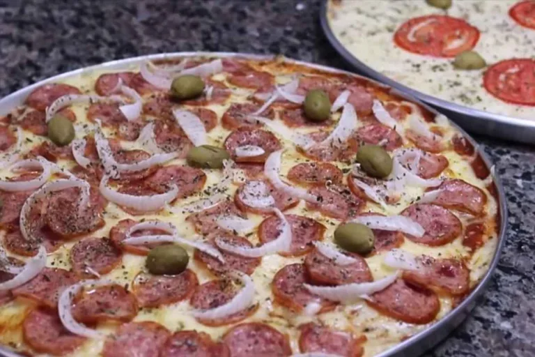 pizza de liquidificador