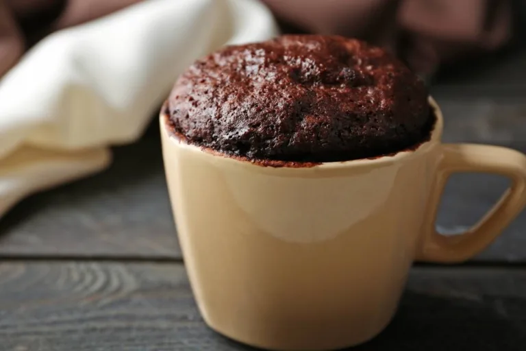 Imagem da Receita de Bolo de Caneca de Chocolate.