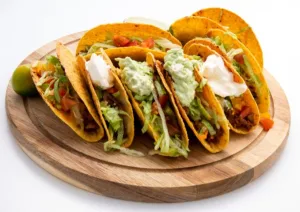 Receitas da América Latina - México: Tacos de Carne Desfiada com Guacamole