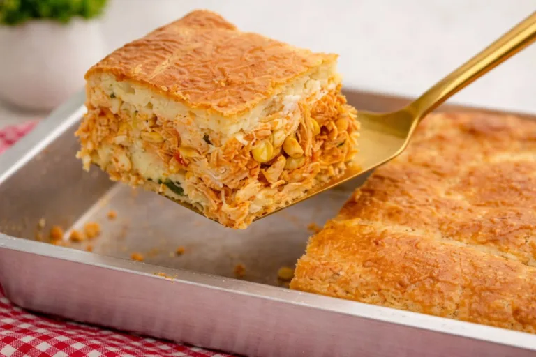 Imagem da Receita de Torta de Frango: Massa Leve de Liquidificador