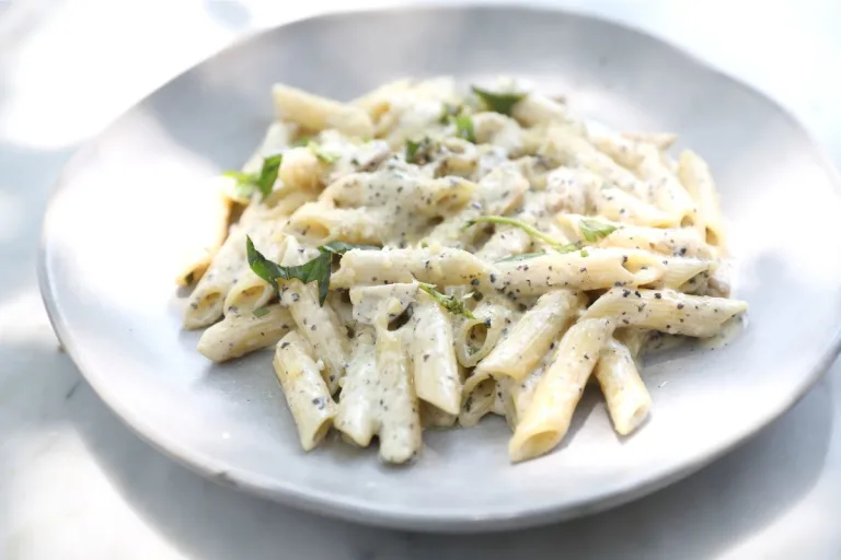 receita de macarrão com molho branco