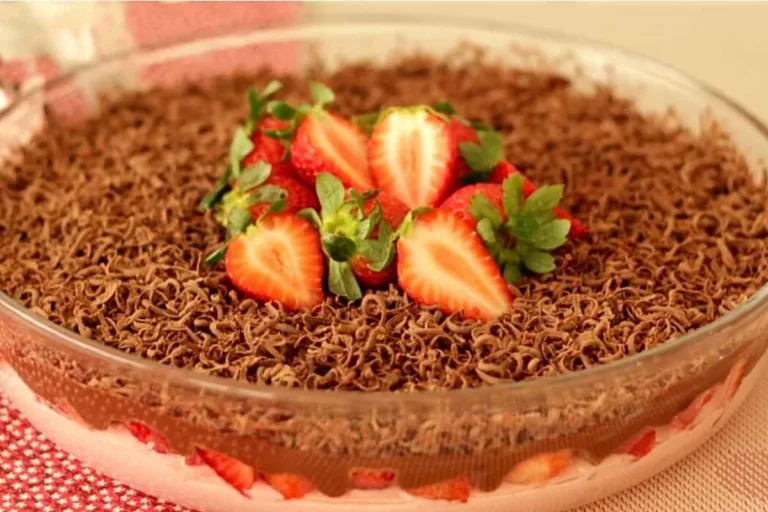 imagem da receita de sobremesa gelada sensação