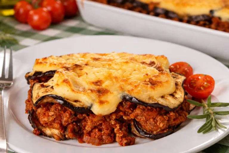 Imagem da Receita de Lasanha de Berinjela com Carne Moída.