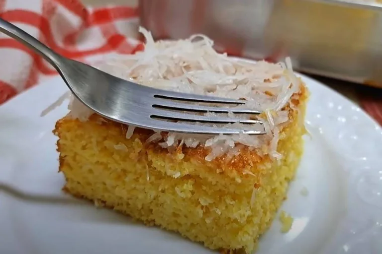 bolo de milho com coco sem glúten