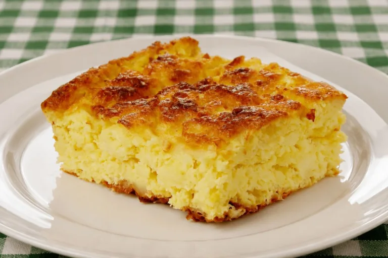 Imagem da Receita de Bolo de Milho Salgado com Cobertura de Muçarela.