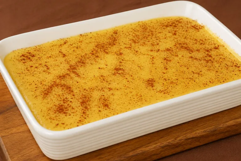 Imagem da Receita de Curau de Milho de Lata Simples com Leite Condensado.