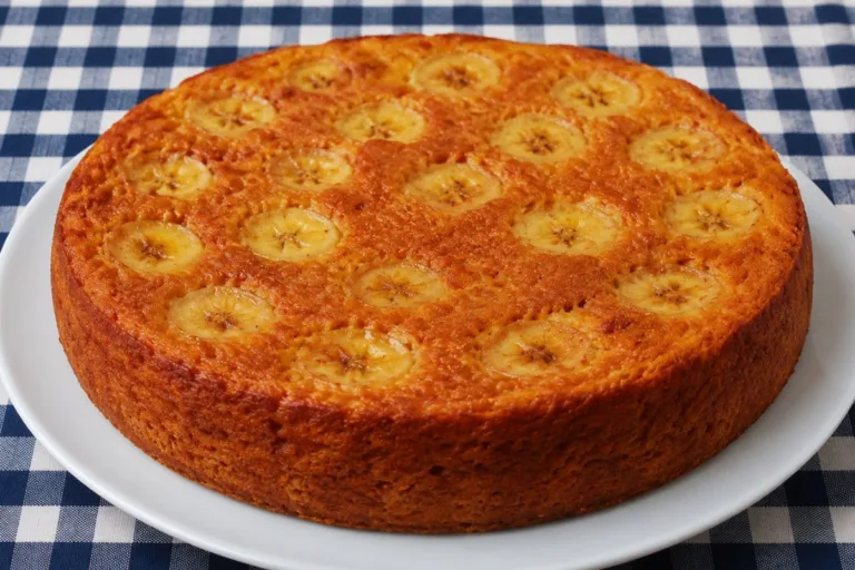 Imagem da Receita de Torta de Banana Sem Açúcar Com Aveia