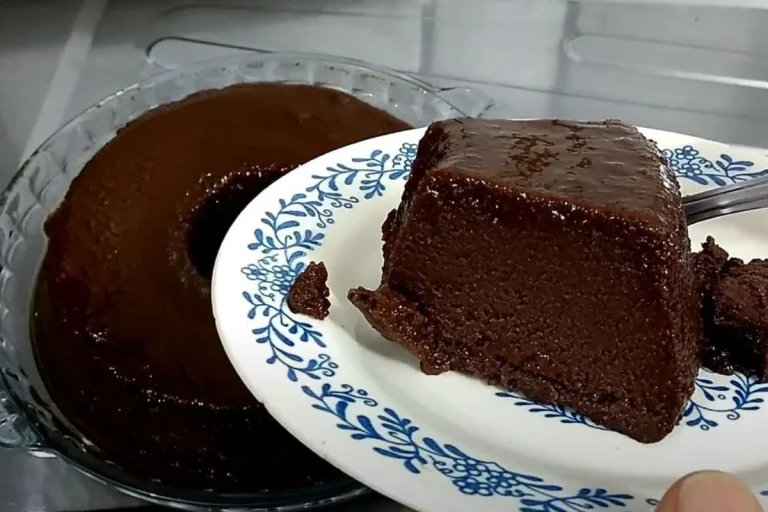 receita de pudim de pão de chocolate