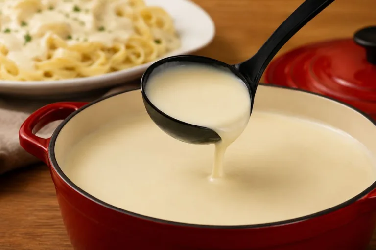Imagem da Receita de Molho Branco com Creme de Leite.