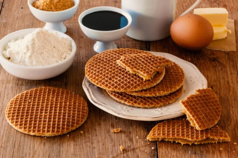 Stroopwafel (Waffle com Recheio de Caramelo)