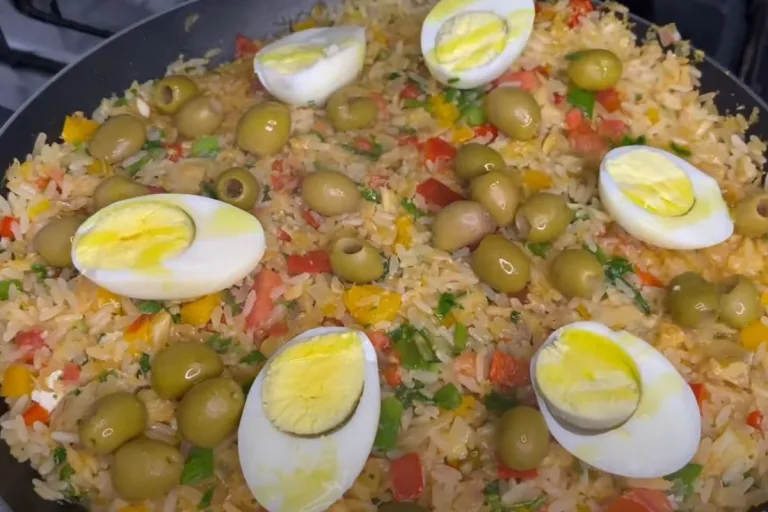 arroz com bacalhau