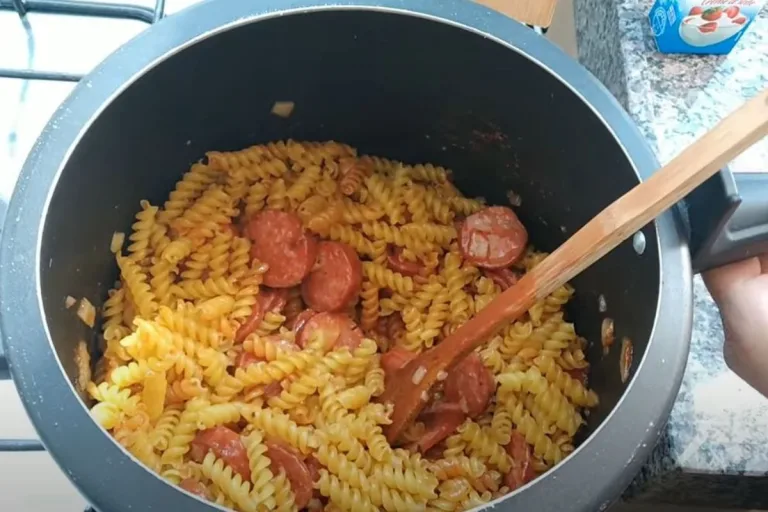 receita de macarrão de panela de pressão