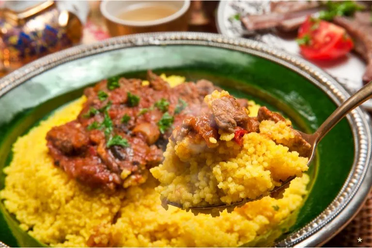 Couscous com Cordeiro