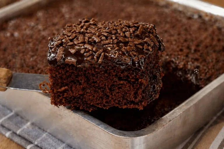 Imagem da Receita de Nega Maluca Simples Feita no Liquidificador.