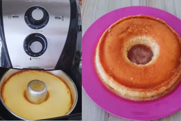 Pudim na Air Fryer Simples