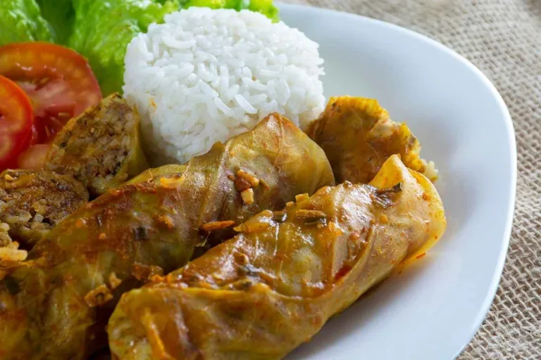 Receita de charuto de repolho com carne moída