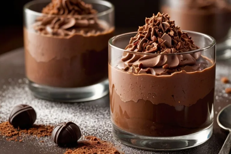 receita de mousse de chocolate