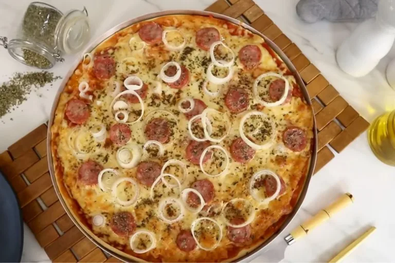 receita massa de pizza de liquidificador
