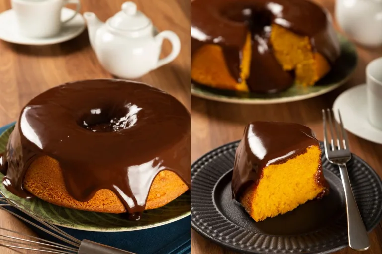bolo de cenoura caseiro