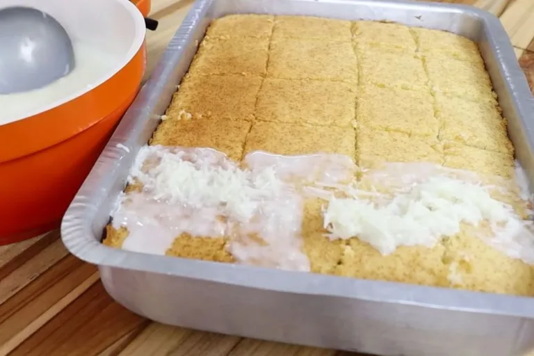 bolo gelado de coco
