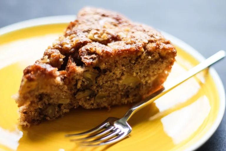 bolo de maçã com aveia