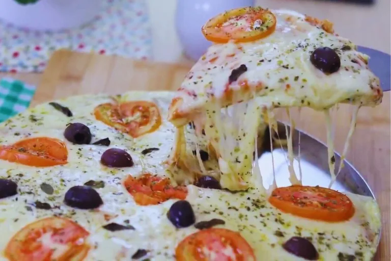 pizza de liquidificador fácil