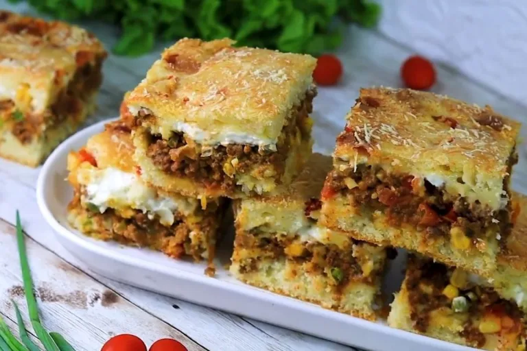 torta de carne moída