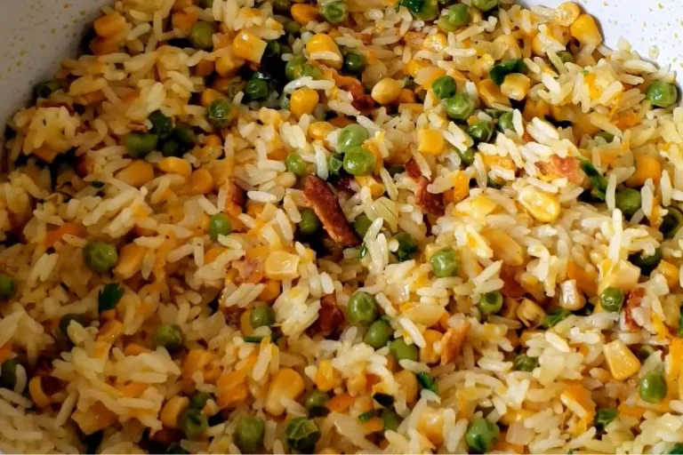 arroz colorido de natal