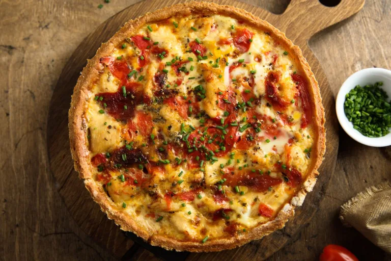 quiche de frango