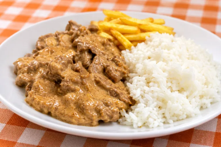Imagem da Receita de Strogonoff de Carne com Acém.