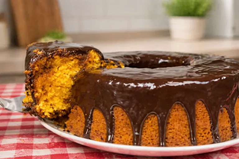 Imagem da Receita de Bolo de Cenoura Fofinho de Liquidificador.
