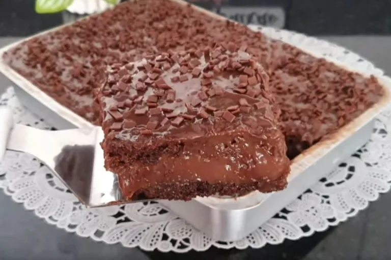 Bolo Gelado de Brigadeiro