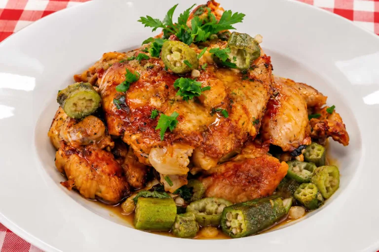 Imagem da Receita de Frango com Quiabo.