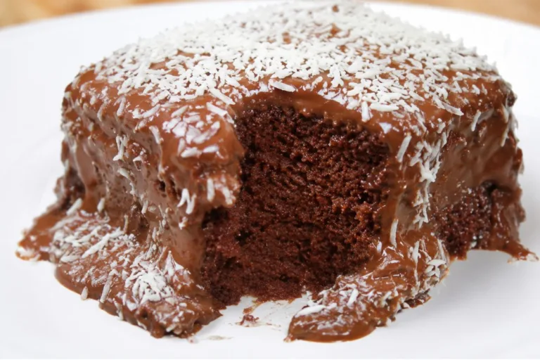 Imagem da Receita de Bolo Nega Maluca com Coco.