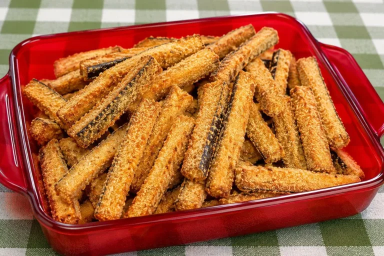 Imagem da receita de Berinjela Empanada na Airfryer.