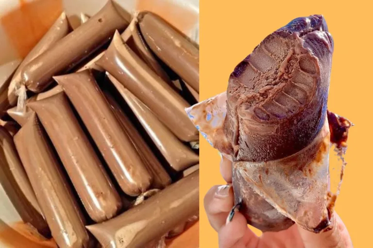 geladinho de chocolate