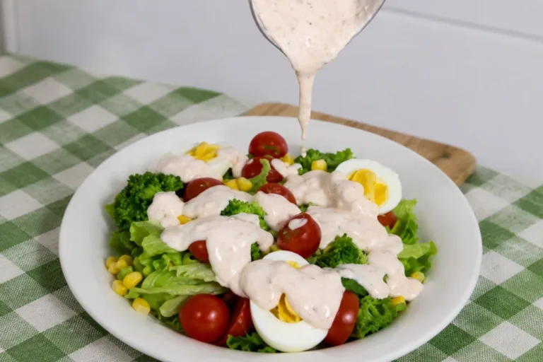 Imagem da Receita de Salada com Molho de Iogurte.
