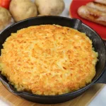 batata rosti recheada com queijo e requeijão