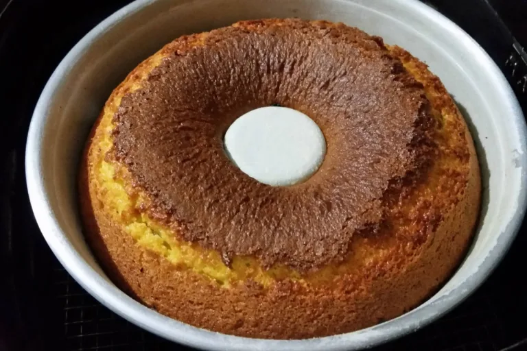 bolo de cenoura fofinho na air fryer