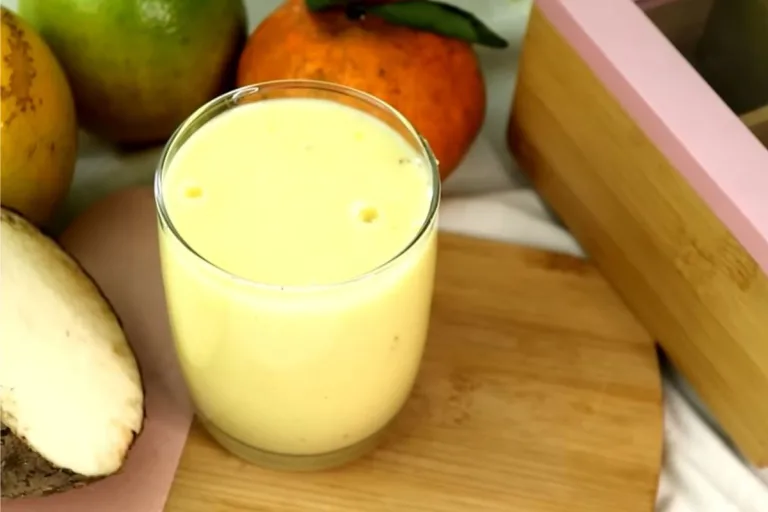 suco de inhame com limão