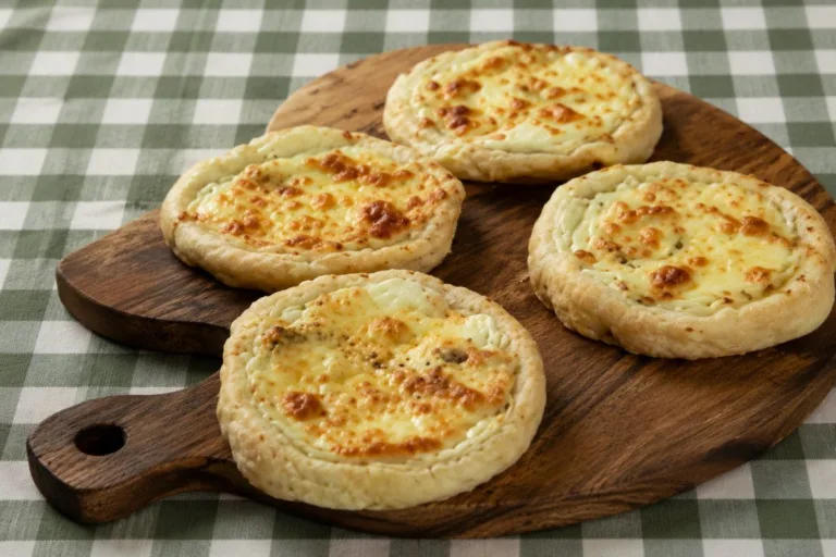 Imagem da Receita de Esfiha Aberta Saudável Massa com Apenas 2 Ingredientes.